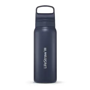 Lifestraw Go - RVS Waterfles 1L - Blauw