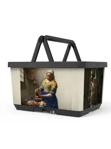 Fietsmand  Basky Het Melkmeisje