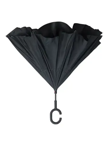 Paraplu omgekeerd