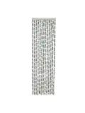 Chenille Streep grijs/wit 56x185cm