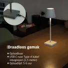 BREND Draadloze Tafellamp - Dimbaar
