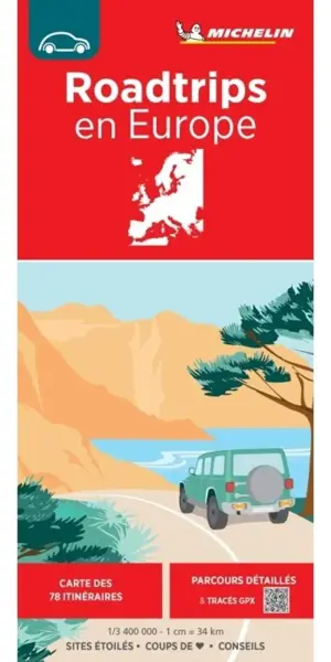 Kaart National 684 Roadtrips en Europe