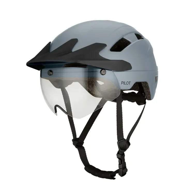 PILOT fietshelm met regencap