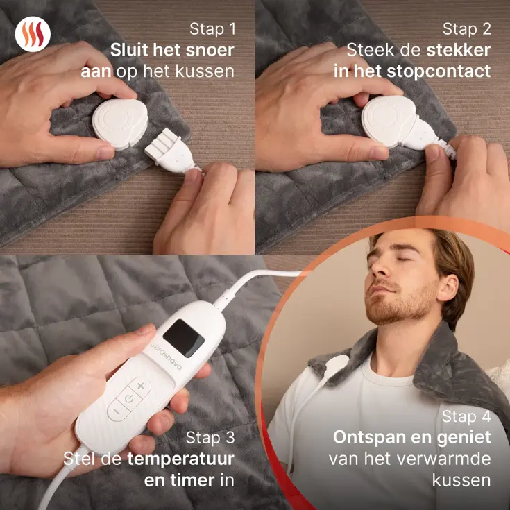Seranova Verzwaard Warmtekussen - 60x30cm