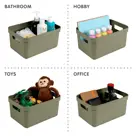 Sigma home - Opbergbox - 5L groen - 6-delig