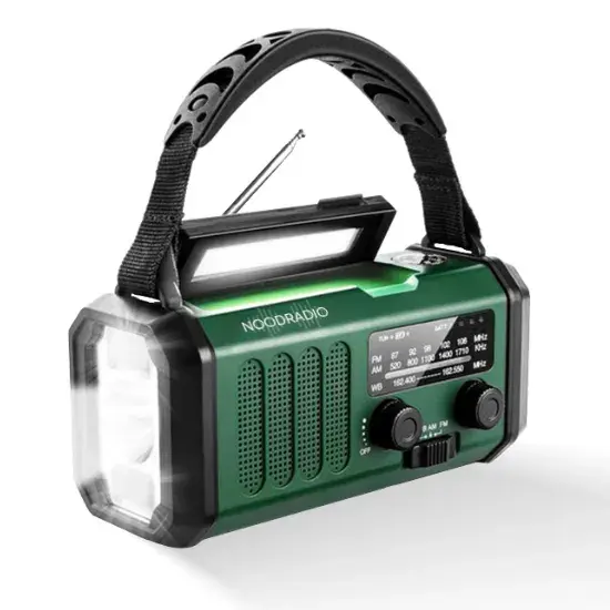 Noodradio solar Opwindbaar
