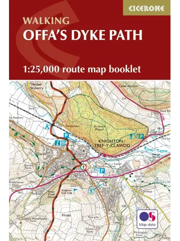 Kaartgids Booklet Offa's Dyke Map