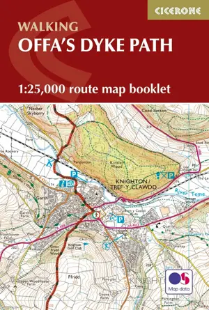 Kaartgids Booklet Offa's Dyke Map