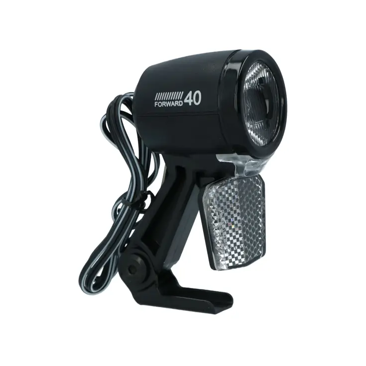 Urban E-Bike Koplamp 40 Lux met Retro Reflector