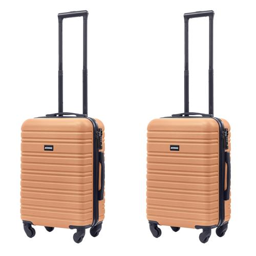 Kofferset S ABS 39L met TSA-slot en 360° wielen