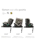 Chase Luxe i-Size Autostoel - Isofix + steunpoot