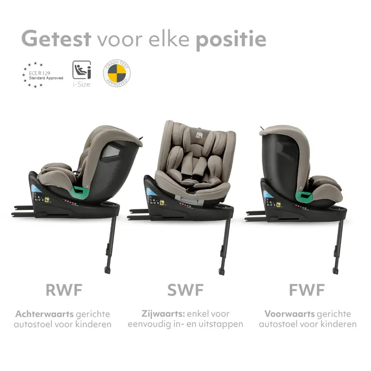 Chase Luxe i-Size Autostoel - Isofix + steunpoot