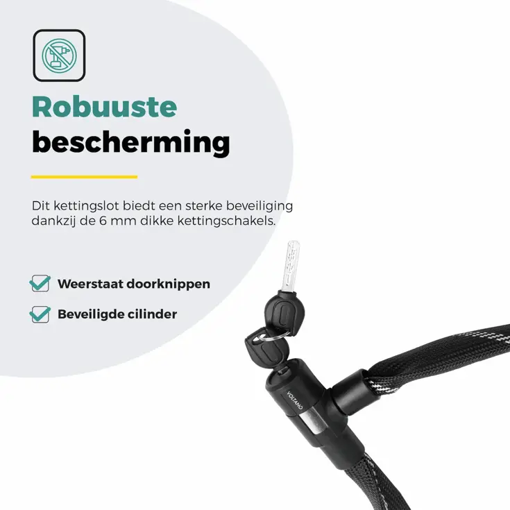 Voltano City kettingslot 110 cm