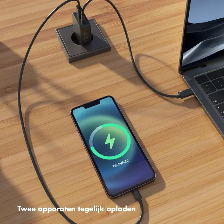 Ultra Slim GaN Charger 45W - USB-A + USB-C
