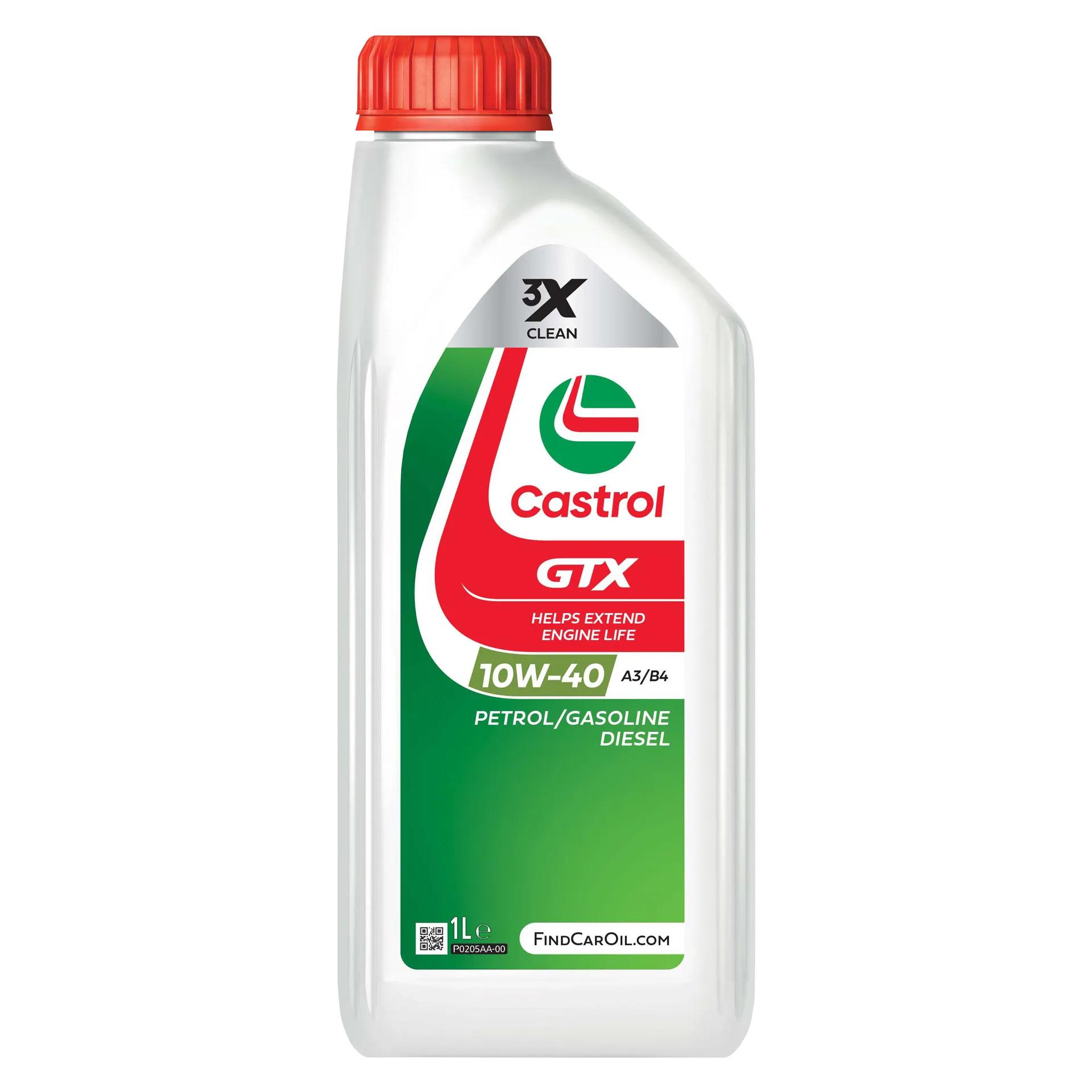 Castrol  Motorolie GTX 10W-40 A3/B4 1 Liter  Wit main product image