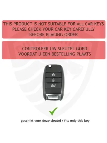 TPU Sleutelhoesje voor Kia goud B3