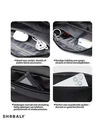 Shobaly Heuptas Zwart Waterdicht