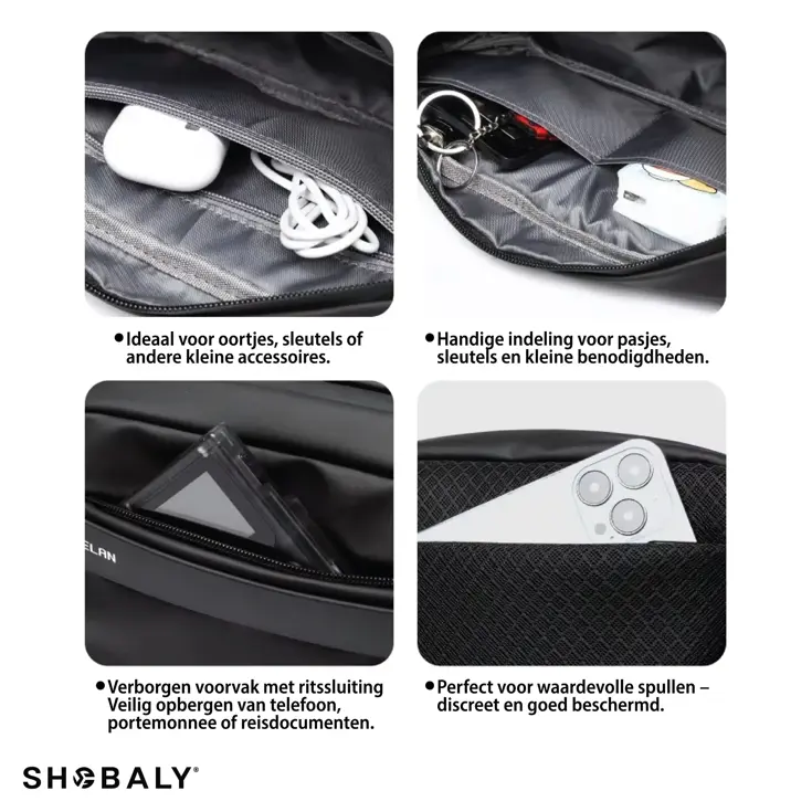 Shobaly Heuptas Zwart Waterdicht