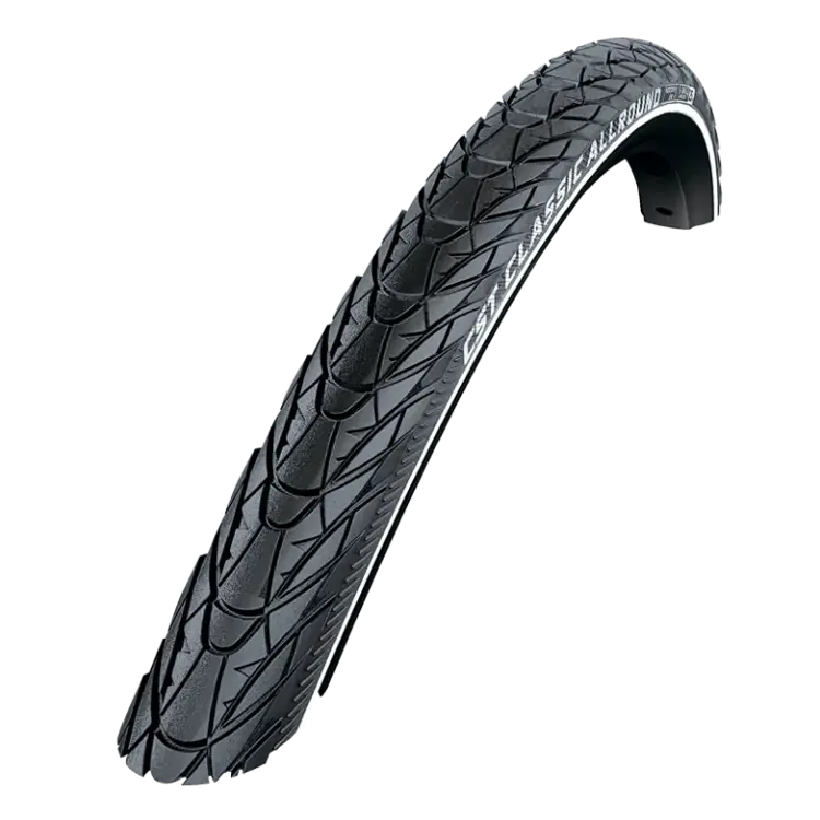 Buitenband Allround 28x1.75 - zwart met reflectie