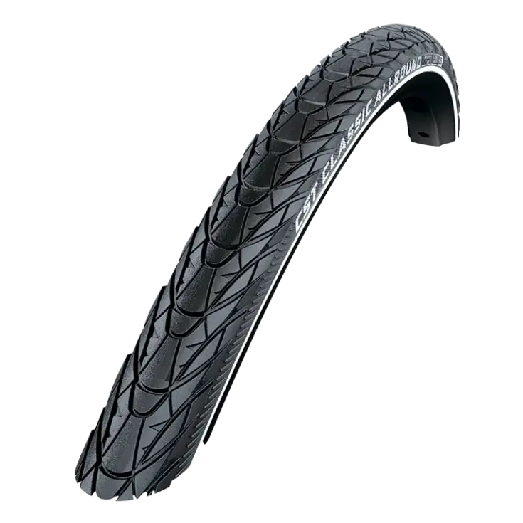 Buitenband Allround 28x1.40 - zwart met reflectie