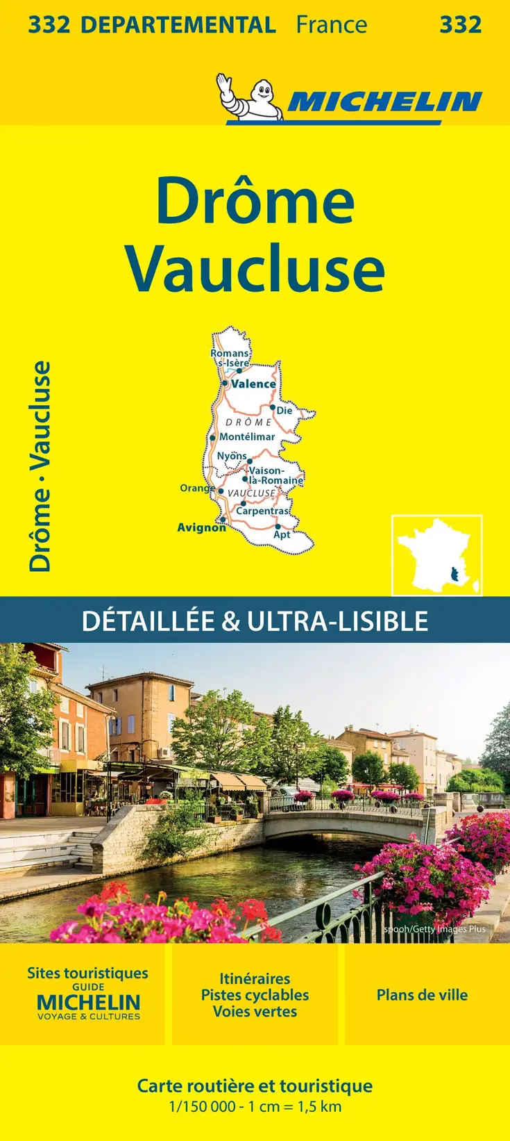 Wegenkaart Local 332 Drome Vaucluse