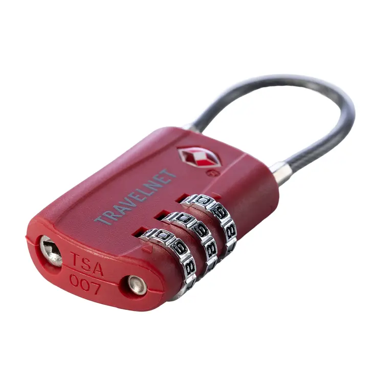 Travelnet TSA Reisslot met Cijfercode Set van 4