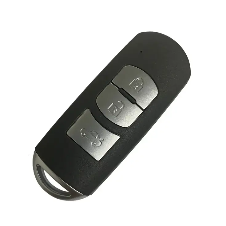 Smart key behuizing 3 knops geschikt voor Mazda