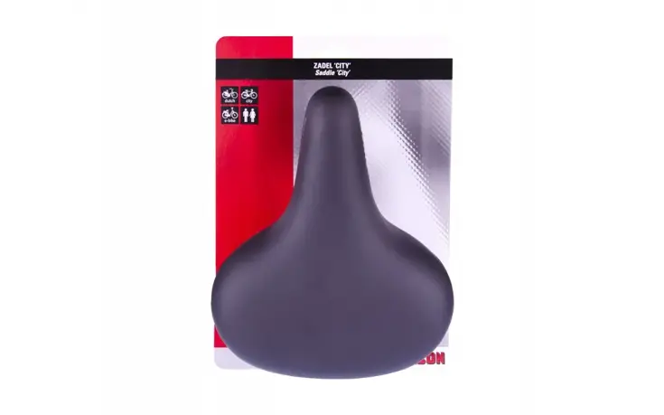 Simson Fietszadel Stad - Zwart