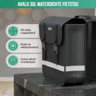 Avalo Fietstassen Dubbel Waterdicht - 30L