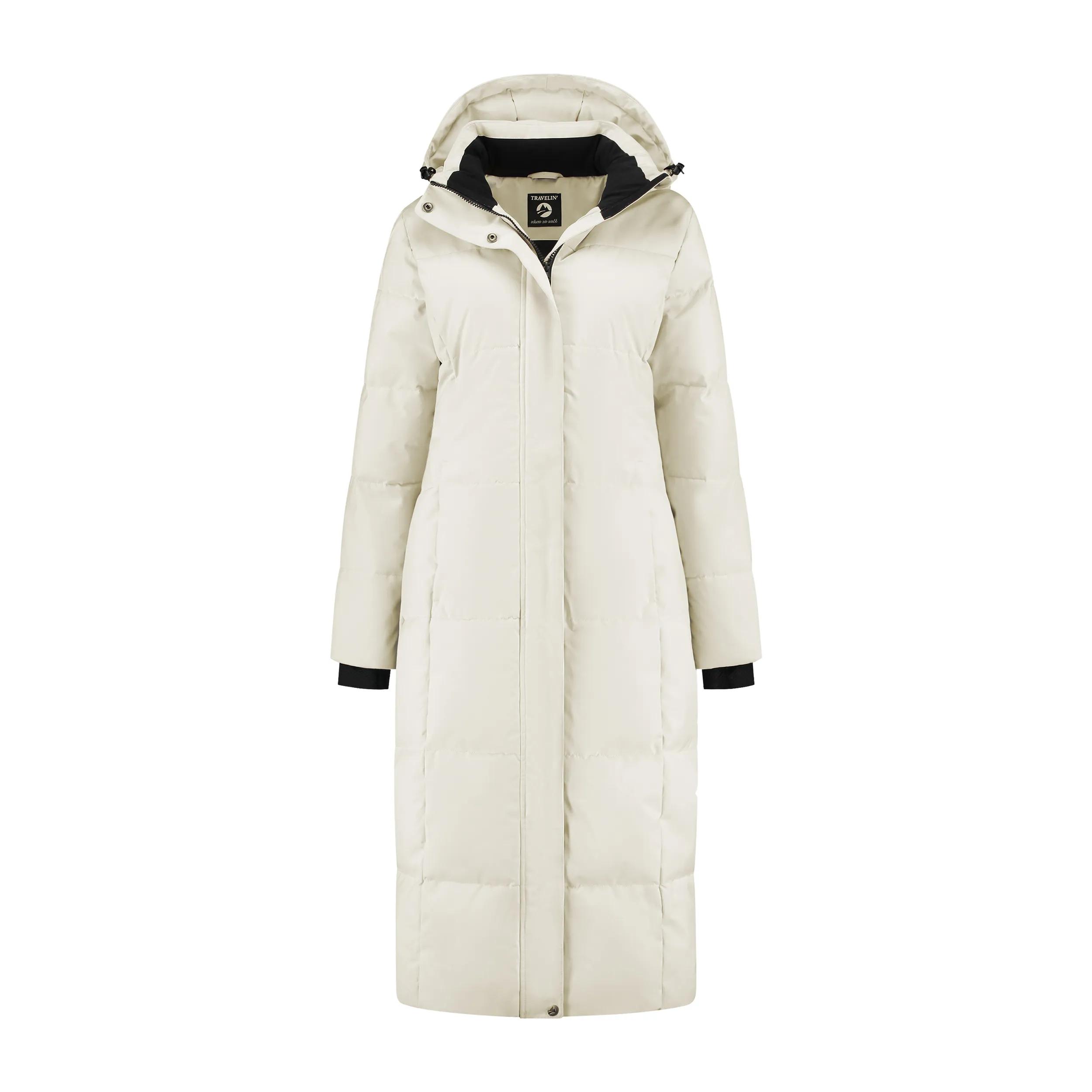 Travelin' Frida  Dames pufferjas  Zand   XXL
