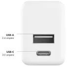 Oplader USB-C & USB - 20W