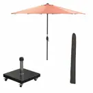 Lotus Stokparasol incl voet en hoes