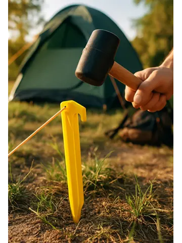 Tentharingen - 23 Cm Geel - 6 Stuks -