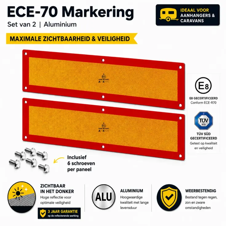 ECE-70 Markering - Aluminium