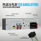 Strex Autoradio met Bluetooth - 1DIN