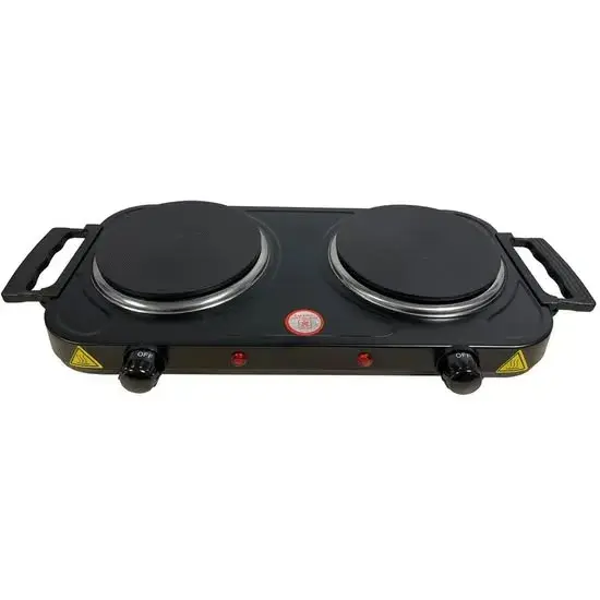 Dubbele elektrische kookplaat - 2000 watt