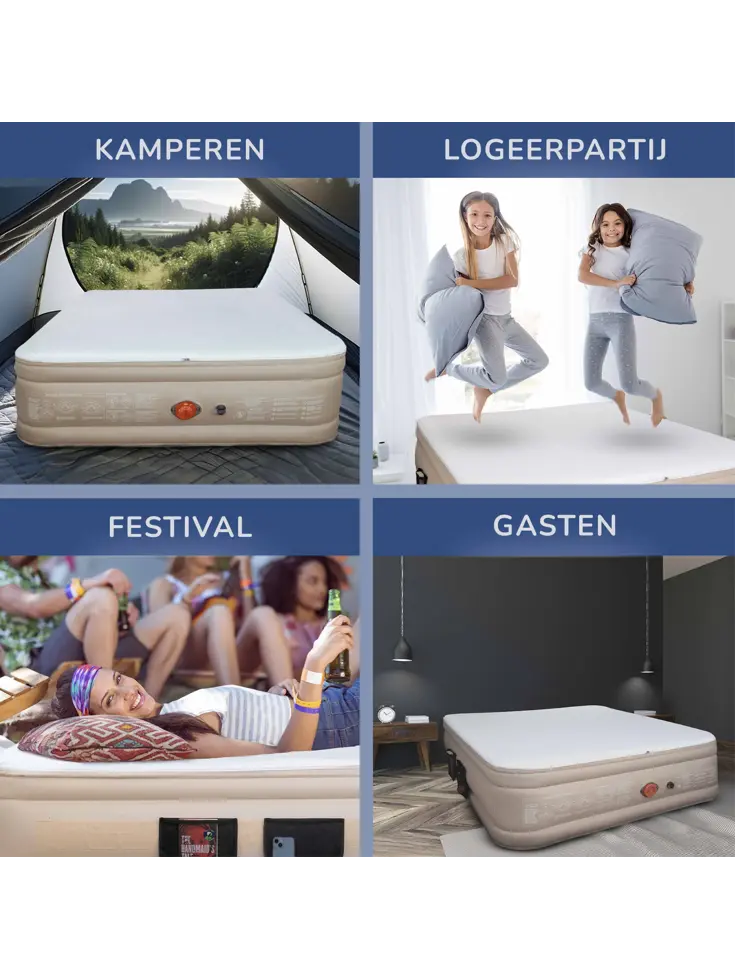 FLOAT Cloudspring - 2 Persoons Luchtbed