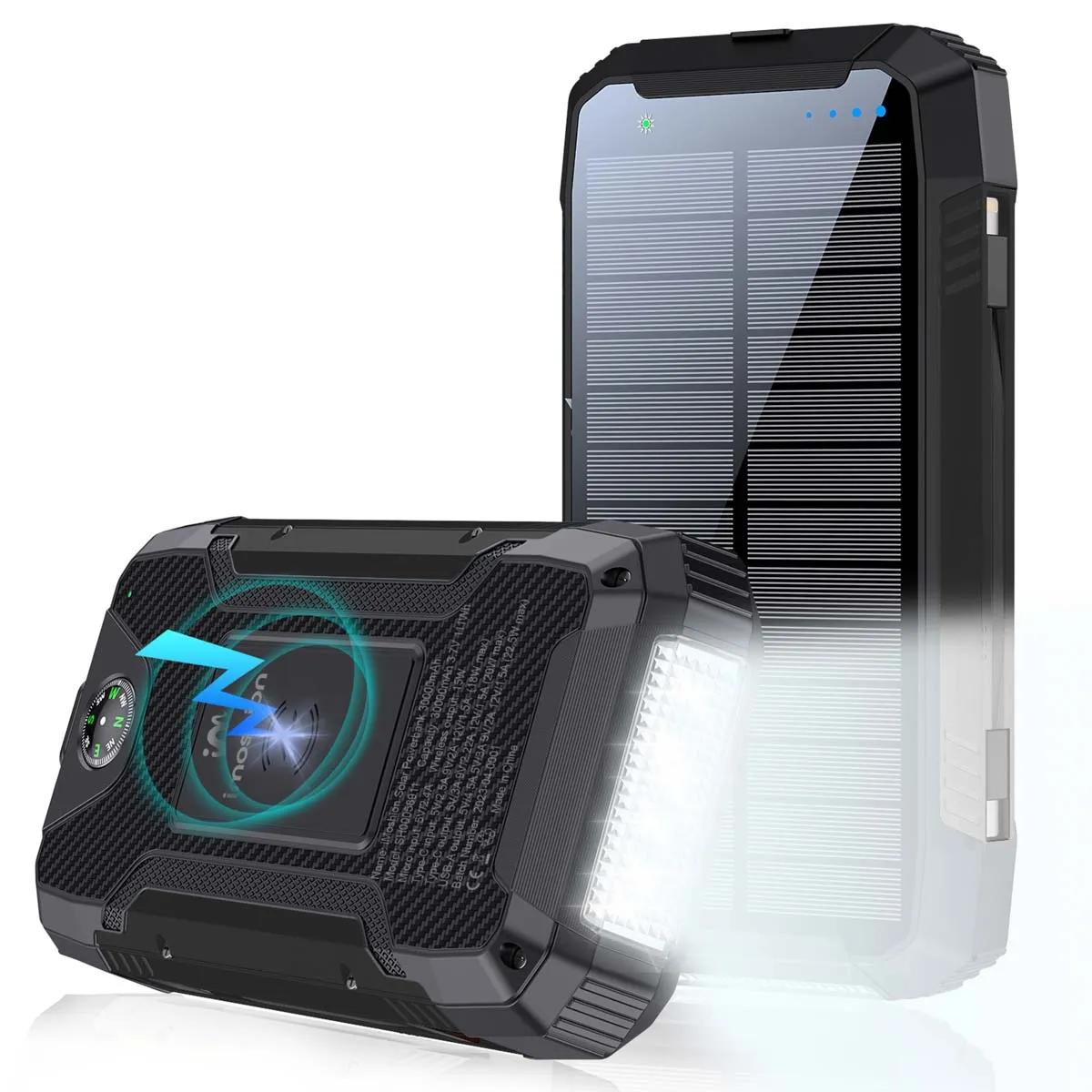 Imoshion  Solar Powerbank 30.000 mAh  Zwart main product image