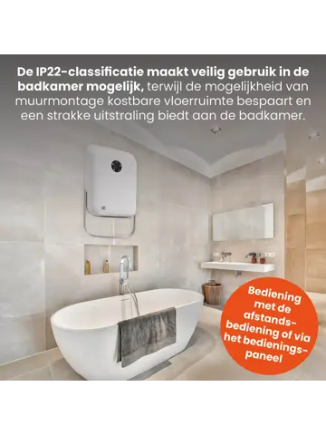 Badkamer Verwarming en Rekje - IP22