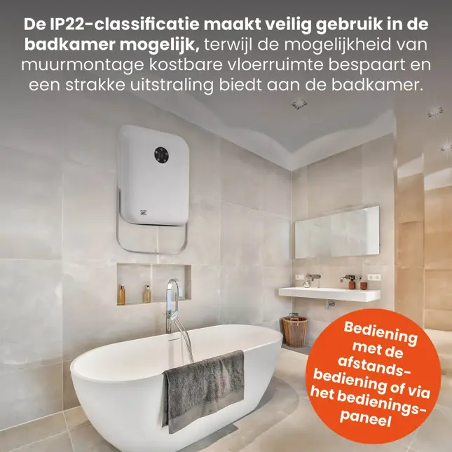 Badkamer Verwarming en Rekje - IP22
