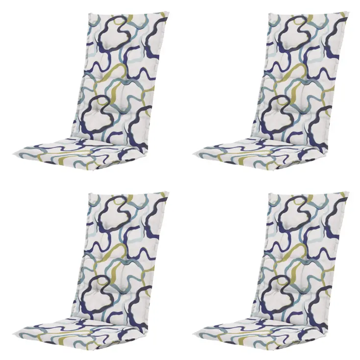 Blaze - Kussen hoge rug - Set van 4