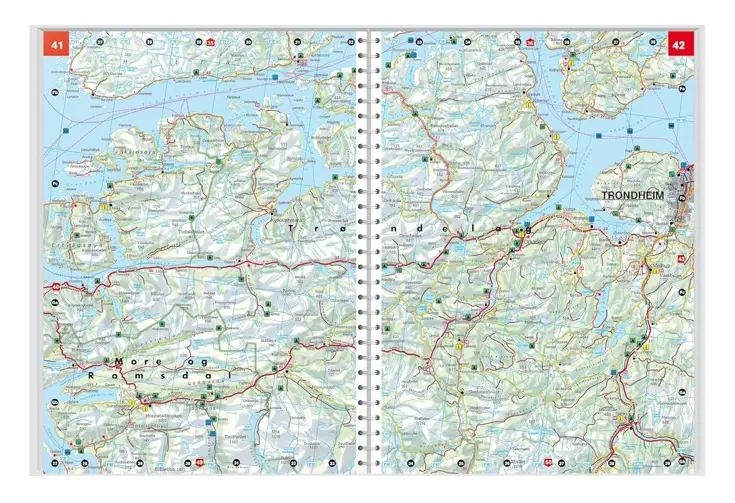 Wegenatlas Noorwegen