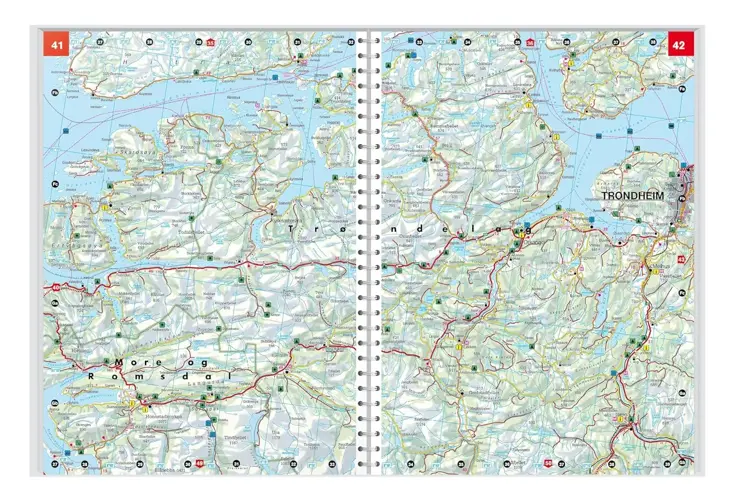 Wegenatlas Noorwegen
