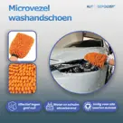 Auto Gepolijst Microvezel Autowashandschoen Oranje