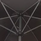 CUHOC Parasol Zwart 3m + Redlabel Parasolhoes