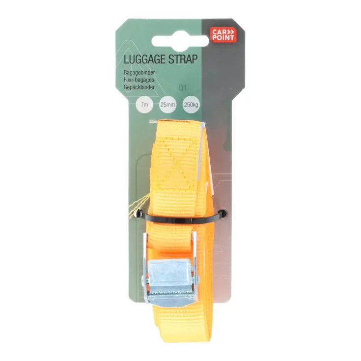 Carpoint Spanband met Klem 7m x 25mm