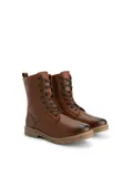 Trysil Dames - Veterboots met rits - Wol gevoerd