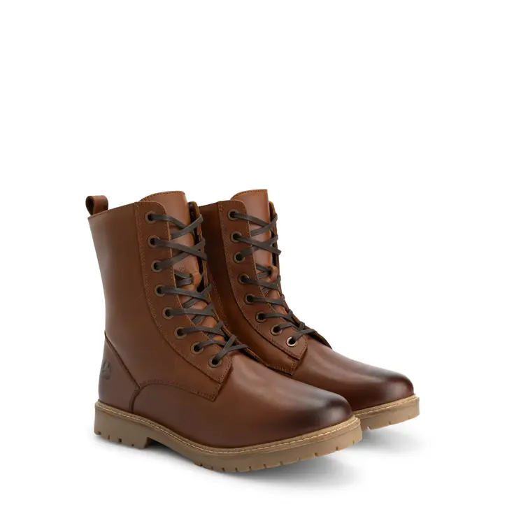 Trysil Dames - Veterboots met rits - Wol gevoerd