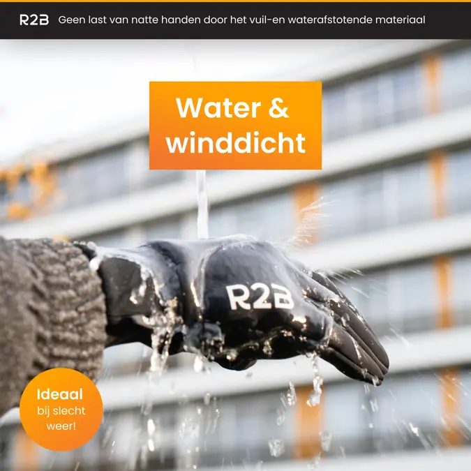 R2B Waterdichte Touchscreen Handschoenen