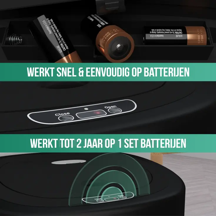 Avalo Prullenbak met Sensor 50L - RVS